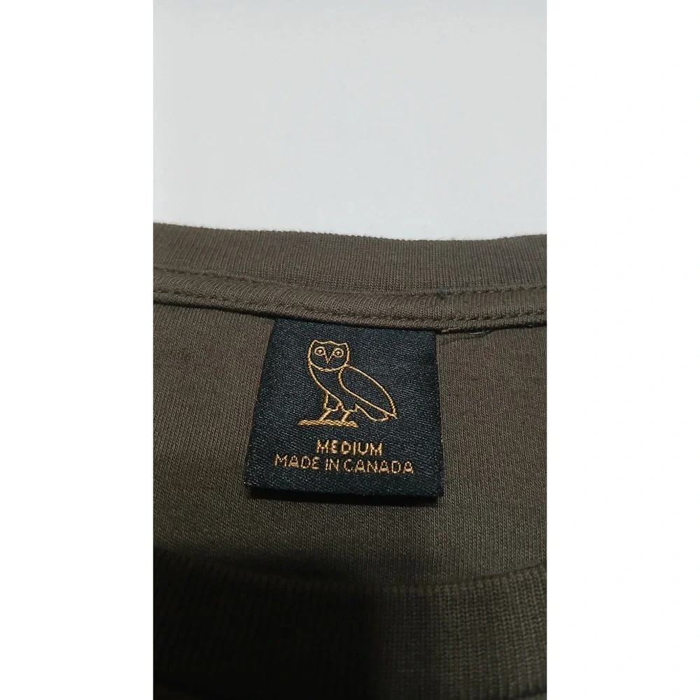 Octobers Very Own OVO Men's Green Long Sleeve Cotton Shirt Size‎ Medium - Picture 4 of 11